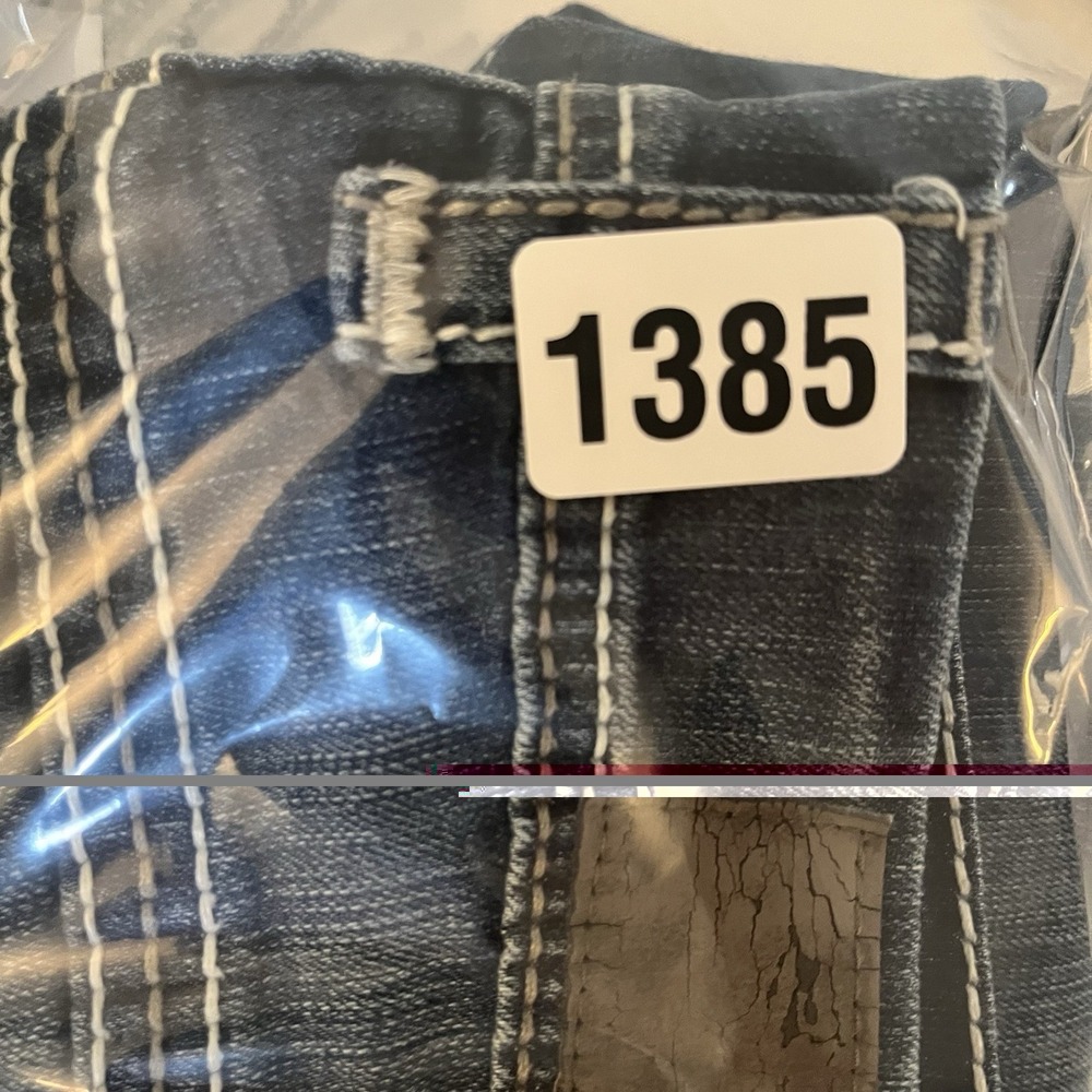 BKE Jeans Womens 30 33x28 Blue Dark Wash Denim Culture Stretch Grunge Fade - Picture 11 of 11